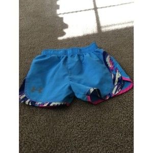 Under Armour Girls Mini Shorts Gym Running Walking Size 5 Activewear